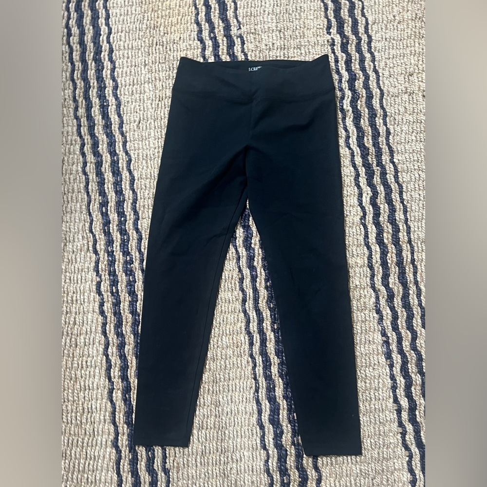 J.Crew Women’s Black Full Length Everyday Leggings. Size medium. Never worn.
